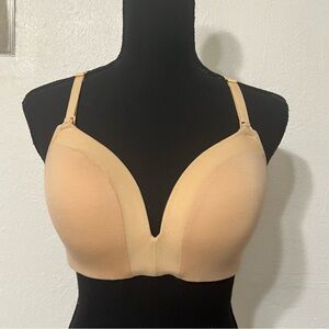 Lively Motherhood Maternity Wireless Lined T-Shirt Bra Nursing Breastfeeding 36B
